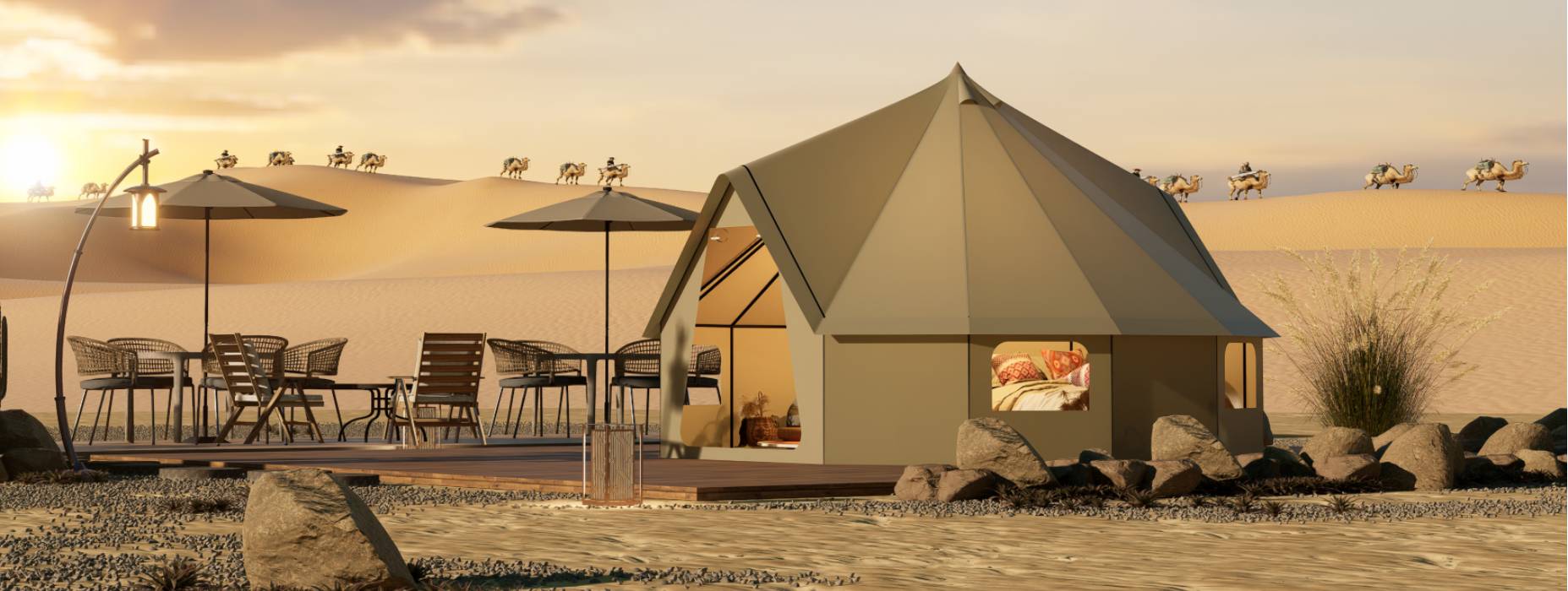 平原县露营酒店帐篷产品